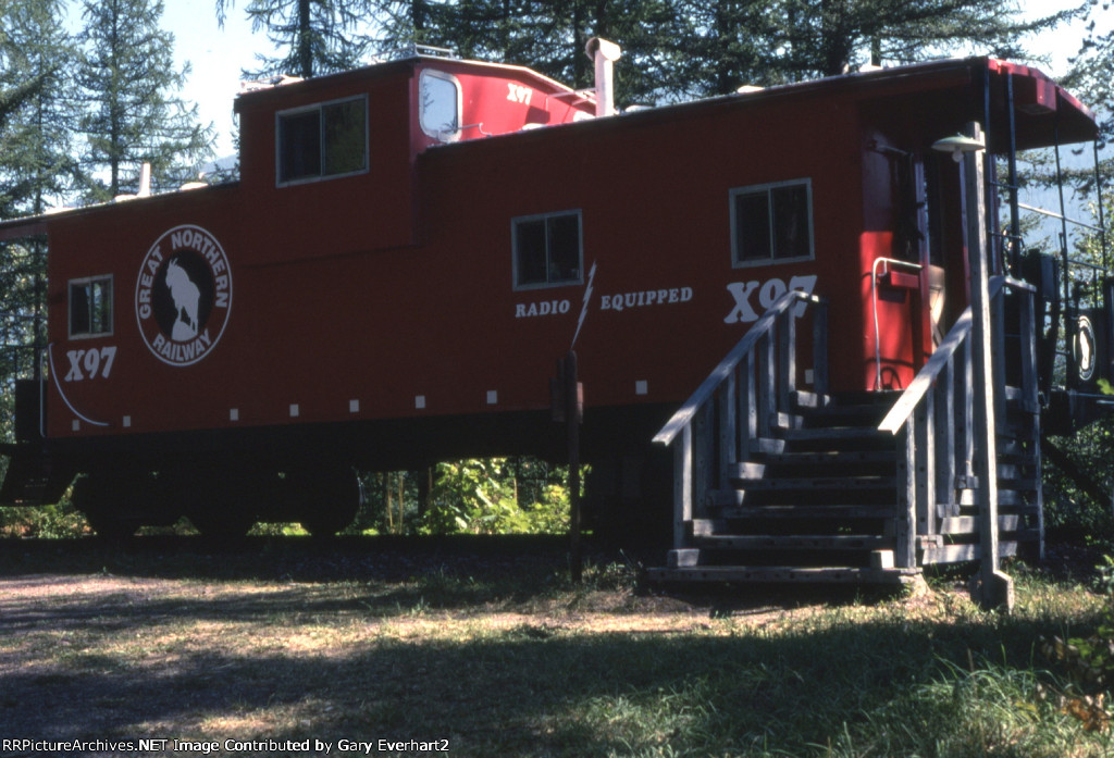 GN Caboose X97 - Great Northern